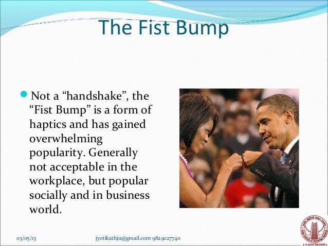 what does fist bump mean What does fist bump mean